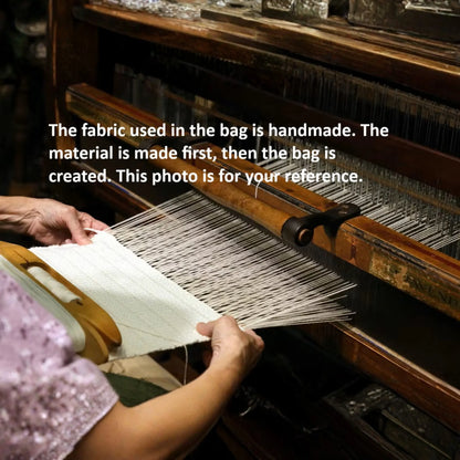 Cotton Bohemian Bag, Sling Bag for Girls and Women Handmade Cotton Purse, Ethnic Crossbody - HB10019