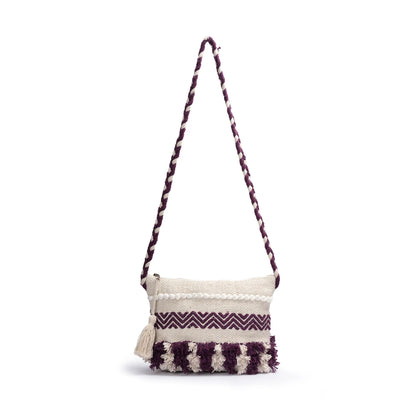 Cotton Bohemian Bag, Sling Bag for Girls and Women Handmade Cotton Purse, Ethnic Crossbody HB1003